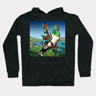 Kereru of Aotearoa, New Zealand Hoodie